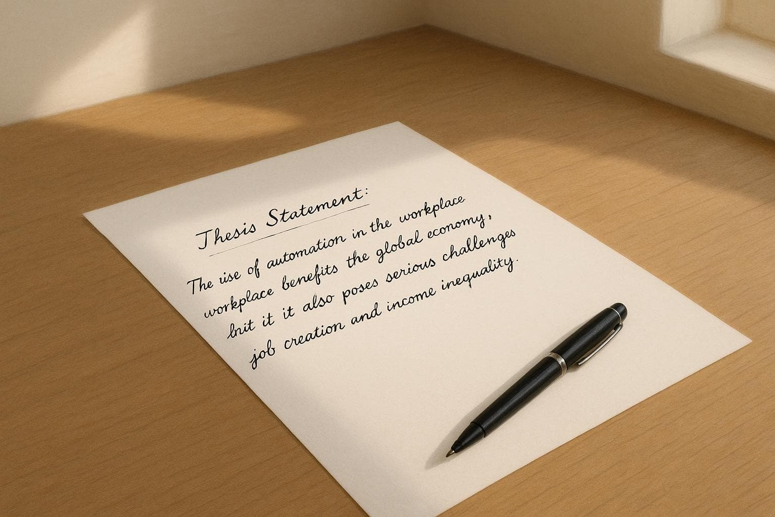 How to Write a Thesis Statement: Examples Included