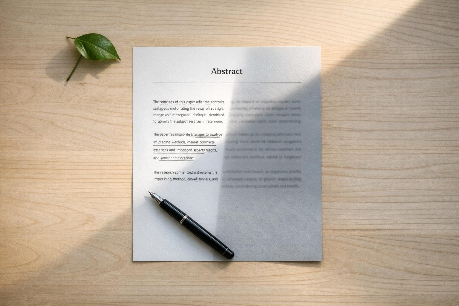 AI Abstract Generators: When They Help and When They Weaken a Paper