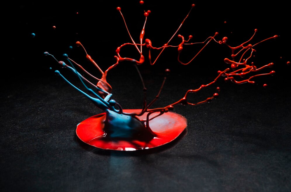 Abstract representation of AI processing ethical concepts with branching decision paths