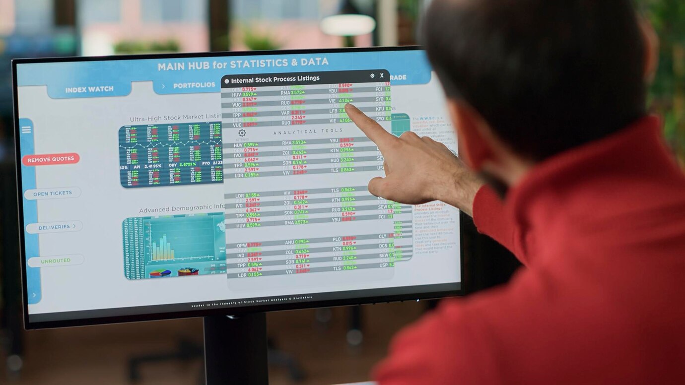 Researcher using AI to map connections between scientific publications