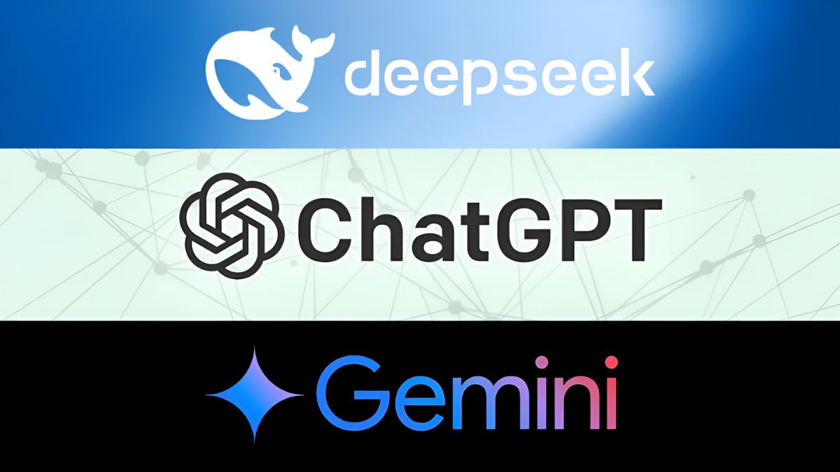 Four AI personalities represented by distinct visual styles