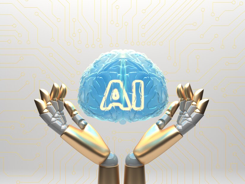 Multiple AI systems generating academic content with company logos and technical visualizations